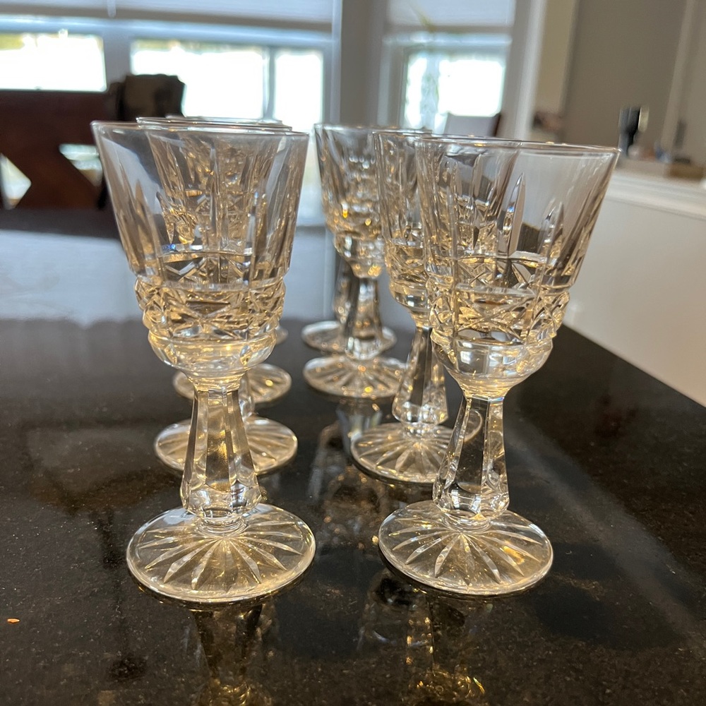 Waterford crystal sherry glasses